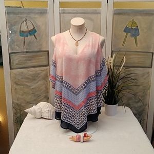 Daniel Rainn open shoulder top